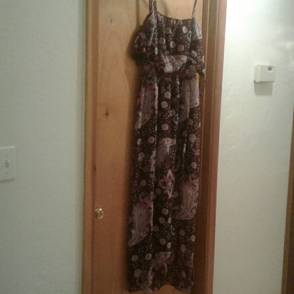 Flowing  long floral dress